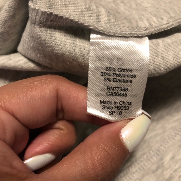 NWT J. Crew Lace Up Gray Dress - Picture 8 of 8